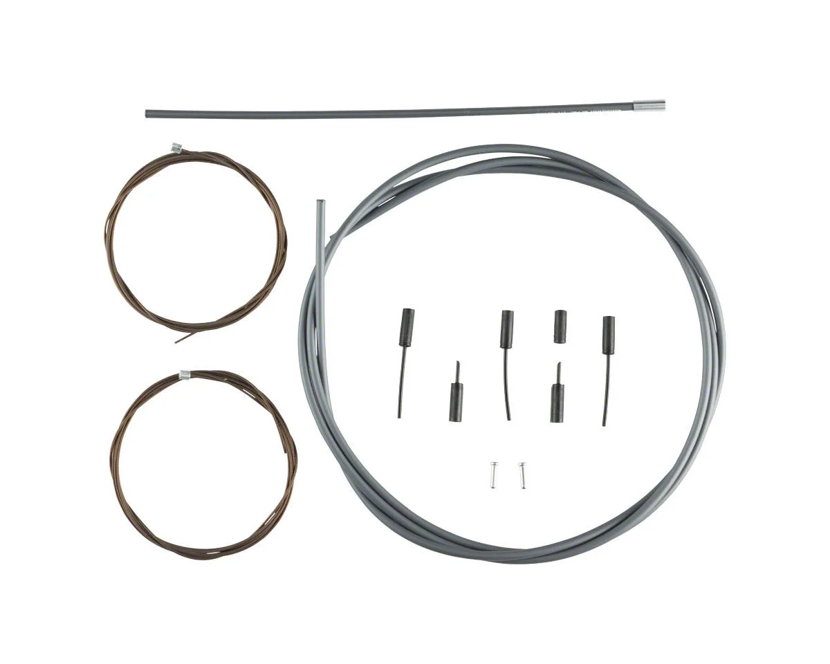 Shimano Dura-Ace R9100 SP41 Polymer-Coated Derailleur Cable Set (High-Tech Grey) (1.2mm) (1800/2100mm) (Cables & Hous...